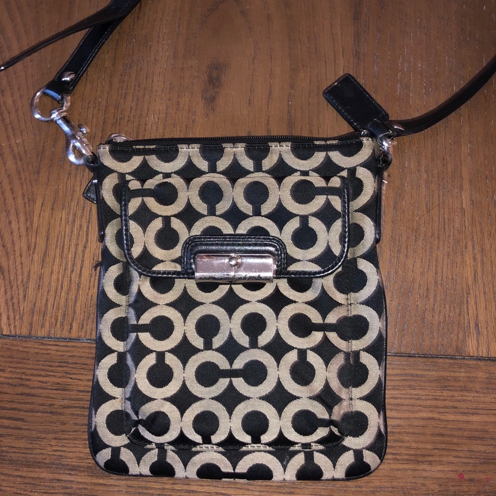Coach cross body purse